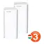 Tenda Nova MX21 Pro (2 Stück) / Mesh-System / Wi-Fi 6E AXE5700 / Tri-Band / WPA3 / VPN / 6x GLAN/GWAN