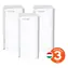 Tenda Nova MX21 Pro 3 Stück / Mesh-System / WiFi 6E / AXE5700 / Triband 2,4+5+6 GHz / 9x GLAN/GWAN / WPA3 / VPN-Server