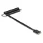 DeLock M.2 Key A+E > PCIe x16 / Reduzierung / NVMe / Kabel 20 cm / PCIe 4.0