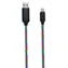 2GO Tricolor / Lade- und Datenkabel / USB - Lightning / LED-Hintergrundbeleuchtung / 1 m
