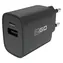 2GO 20W schwarz / Netzladegerät / 1x USB-A / 1x USB-C / PD / Schnellladung