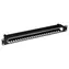 EFB 699999NTS.1 schwarz / Montageplatte / 19" / 1HE / mit Abdeckung