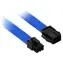 Nanoxia NX6PV3EB blaues PCI-E 6-Pin-Verlängerungskabel / 30 cm