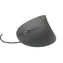 MediaRange Vertikale schwarze ergonomische Maus / USB / für Linkshänder / 6 Tasten