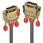 Lindy DVI-D Dual Link Gold Line 2 m grau / DVI-D-Kabel / Vergoldete Anschlüsse / 2560 × 1600 px / 9,9 Gbit/s