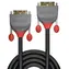 Lindy Anthra Line DVI-D Dual Link schwarz 3M / DVI-Kabel / 2560×1600 px / 28 AWG / vergoldete Anschlüsse