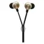 2GO In-Ear Luxus- Zipper-Design, Gold / In-Ear-Kopfhörer mit Mikrofon / 3,5-mm-Klinkenstecker / kabelgebunden
