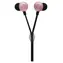 2GO In-Ear Luxus- Zipper, pinkfarben / In-Ear-Kopfhörer mit Mikrofon / 3,5-mm-Klinkenstecker / kabelgebunden / 3 Größen von Ohrstöpseln
