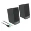 DeLock schwarz / PC-Lautsprecher / 2.0 / 3 W RMS / USB-Stromversorgung / 3,5-mm-Klinkenanschluss