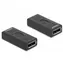 DeLock DisplayPort (F) - DisplayPort (F) schwarz / Verkleinerung / Geschlechtswechsler / Pin 20 / DP 1.2 / 3840 x 2160 Pixel / 60 Hz