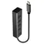 Lindy USB-C grau / Hub / 4X USB-A / USB 3.2 Gen 1 / 5 Gbit/s