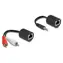 DeLock / Audioadapter / RJ45 (F) - 3,5-mm-Klinkenbuchse (M) + Cinch (M) / 2er-Set
