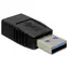 DeLock schwarz / Adapter / USB 3.0 / USB-A Stecker - USB-A Buchse