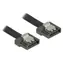 DeLock SATA III FLEXI Kabel schwarz / SATA - SATA / 1 m / 6 Gbit/s