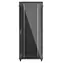 Lanberg FF01 schwarz / Rack-Schrank / 19" / 42 HE / 800 x 1000 mm / Glastür