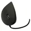 MediaRange Vertikale schwarze ergonomische Maus / USB / nur für Rechtshänder / 2400 DPI