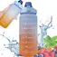 Extralink BUT-993 blau-orange / Sportflasche / 2000 ml / BPA-frei / Trageschlaufe
