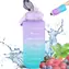 Extralink BUT-992 lila-blau / Sportflasche / 2000 ml / BPA-frei / Trageschlaufe