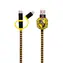 ThumbsUp! Hufflepuff Schwarz, Gelb / Ladekabel 3-in-1 / Lightning / Micro-USB / USB-C / 1 m