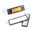 Durable Clip-Kartenmagnet, schwarz / Namensschild / magnetisch / 67 x 17 mm / 25 Stück