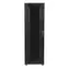 Lanberg FF01-8242-12BL schwarz / Rack-Schrank / 19" / 42 HE / 800 x 1200 mm / Glastür