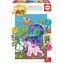 Educa Malen nach Zahlen Dinosaurier / Kreativset / 2 Leinwände 20,5 x 15,5 cm / 9 Farben