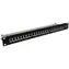 Xtendlan schwarz / Patchpanel / 19" / 24 Ports / Cat6a / geschirmt