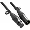 Rode XLR3M schwarz / Audiokabel XLR-XLR / 3 m / Neutrik-Stecker, Canare-Kabel