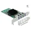 DeLock PCIe x4 / USB-Controller / 4X USB 3.0 Typ-A / Low Profile