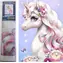 Diamantmalerei - Einhornmädchen / 30 x 40 cm