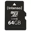 INTENSO microSDXC 64 GB / Speicherkarte / Klasse 10 / Lesegeschwindigkeit 25 MB/s / SD-Adapter