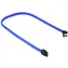 Sharkoon SATA III blau / Datenkabel / 90°-Stecker / 45 cm