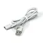 Neutraler magnetischer USB-A-Anschluss, silberfarben / Kabel / USB 2.0 / 1 m