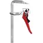 Bessey classiX GSH30 silber/rot / Hebelzwinge / 300 x 140 mm / Spannkraft bis zu 7500 N