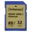 INTENSO SDHC 32 GB / Speicherkarte / Klasse 10 / UHS-I / Lesen 45 MB/s / Schreiben 10 MB/s