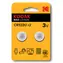 Kodak MAX CR1220 / Lithiumbatterie / 3V / 2 Stück / Blisterverpackung