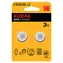 Kodak MAX CR2016 / Knopfzelle / 3 V / 90 mAh / 2 Stück / Blisterverpackung