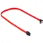 Sharkoon SATA III Kabel rot, gewinkelt 45 cm / SATA III Datenkabel / 90° Stecker / 6 Gbit/s