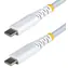 StarTech USB-C-Kabel, weiß / Ladekabel / USB-C auf USB-C / USB 2.0 / Robust / 60 W PD / 2 m
