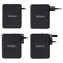 StarTech 140W GaN schwarz / Netzteil / 3x USB-C / 1x USB-A / Power Delivery