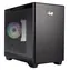InWin A3 Gehäuse, schwarz, Micro-ATX, Mini-ITX, ARGB, transparente Seitenwand, 1x USB-C, 2x USB-A
