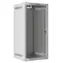Lanberg WF10-2312-10S grau / Wandregal / 10" / 12 HE / 280 × 310 mm / Glastür / flach verpackt