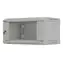 Lanberg WF03-5304-10S grau / Wandschrank / 19" / 4 HE / 540 x 350 x 281 mm / Glastür