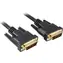 PremiumCord DVI-D-Anschlusskabel schwarz / Kabel / Dual Link / DVI-D (24+1) / 1 m