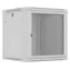 Lanberg WF01-6612-23S grau / Wandschrank / 19" / 12 HE / 600 × 600 mm / Tragfähigkeit 60 kg