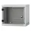 Triton RUA-18-AS6-CAX-A1 / Wandrack / 18 HE / 600 mm / Glastür / abnehmbare Seitenwände