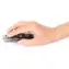 Manhattan kabellose Maus, schwarz/transparent / Maus / RGB-Hintergrundbeleuchtung / 1600 DPI / wiederaufladbar / USB-A-Empfänger