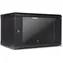 Inter-tech SMA-6406 schwarz / Wandschrank / 19" / 6 HE / 600 x 450 mm / Glastür