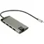 Inter-tech Argus GDC-802 grau / Dockingstation / USB-C / 1x HDMI / 3x USB 3.2 Gen 1 / LAN / Kartenleser