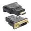 Techly IADAP-HDMI-606 schwarz / Adapter / HDMI auf DVI-D 24+1 / Dual Link / vergoldete Anschlüsse